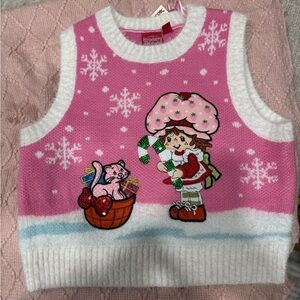 Strawberry shortcake vest
